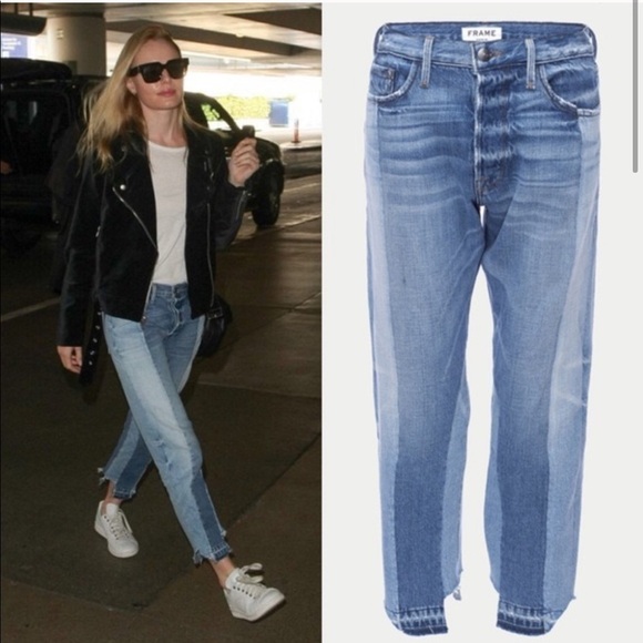 Frame Le Mix Nouveau Boyfriend Denim Crop jeans - Picture 15 of 15